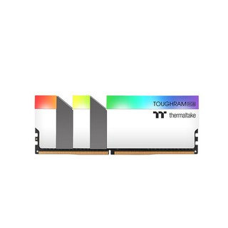Thermaltake 曜越 钢影 TOUGHRAM RGB DDR4 3200MHz RGB 台式机内存 灯条 白色 16GB 8GB*2 R022D408GX2-3200C16A