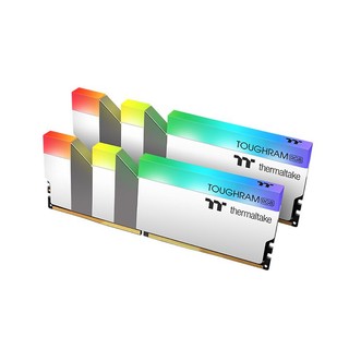 Thermaltake 曜越 钢影 TOUGHRAM DDR4 3600MHz RGB 台式机内存 灯条 白色 16GB 8GB*2 R022D408GX2-3600C18A