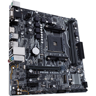 ASUS 华硕 PRIME A320M-K M-ATX主板（AMD AM4、A320）