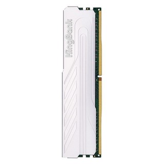 KINGBANK 金百达 银爵系列 DDR4 3200MHz 台式机内存 马甲条 银色 16GB