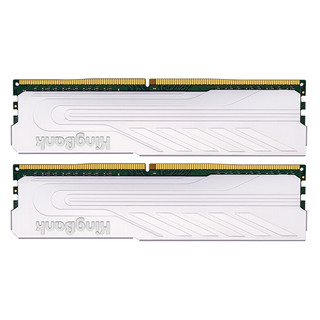 KINGBANK 金百达 银爵系列 DDR4 3200MHz 台式机内存 马甲条 银色 16GB 8GBx2