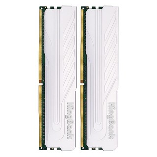 KINGBANK 金百达 银爵系列 DDR4 3200MHz 台式机内存 马甲条 银色 32GB 16GBx2