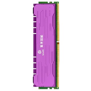 UnilC 紫光国芯 DDR4 3600MHz 紫色 台式机内存 16GB 8GB*2