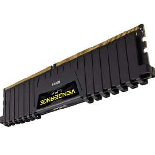 USCORSAIR 美商海盗船 复仇者LPX系列 DDR4 3000MHz 台式机内存 马甲条 黑色 32GB 16GBx2