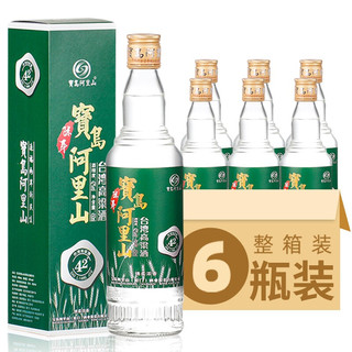 宝岛阿里山 台湾高粱酒  口粮酒 白酒整箱  送礼佳品  42度陈年(450ml*6整箱装）