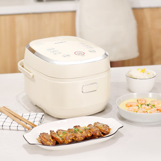 QCOOKER 圈厨 CR-IFB30 电饭煲 3L 复古白