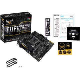 ASUS 华硕 TUF B450M-PLUS GAMING M-ATX主板（AMD AM4、B450）