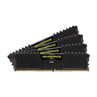 USCORSAIR 美商海盗船 复仇者LPX系列 DDR4 2400MHz 台式机内存 马甲条 黑色 16GB CMK16GX4M1A2400C14