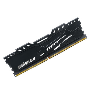 SEIWHALE 枭鲸 电竞版 DDR4 3000MHz 台式机内存 马甲条 黑色 16GB