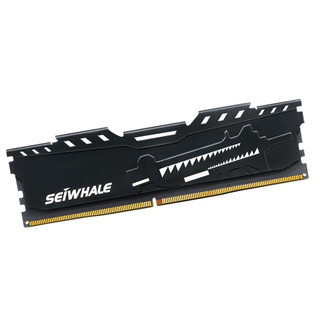 SEIWHALE 枭鲸 电竞版 DDR4 2666MHz 台式机内存 马甲条 黑色 8GB