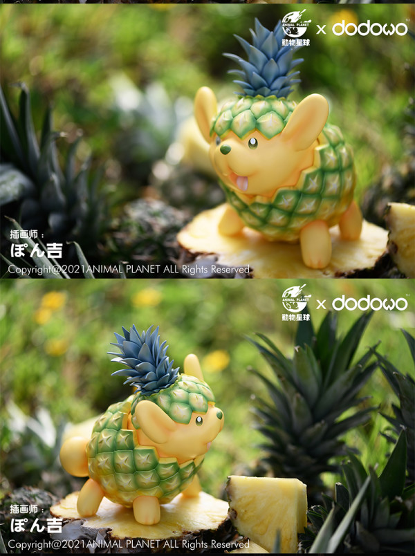 dodowo多多窝x动物星球水果精灵vol1菠萝狗