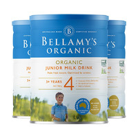 BELLAMY'S 贝拉米 澳洲原装进口 贝拉米(Bellamy's) 有机儿童配方奶粉 4段(3岁以上) 900g/罐 3罐箱装