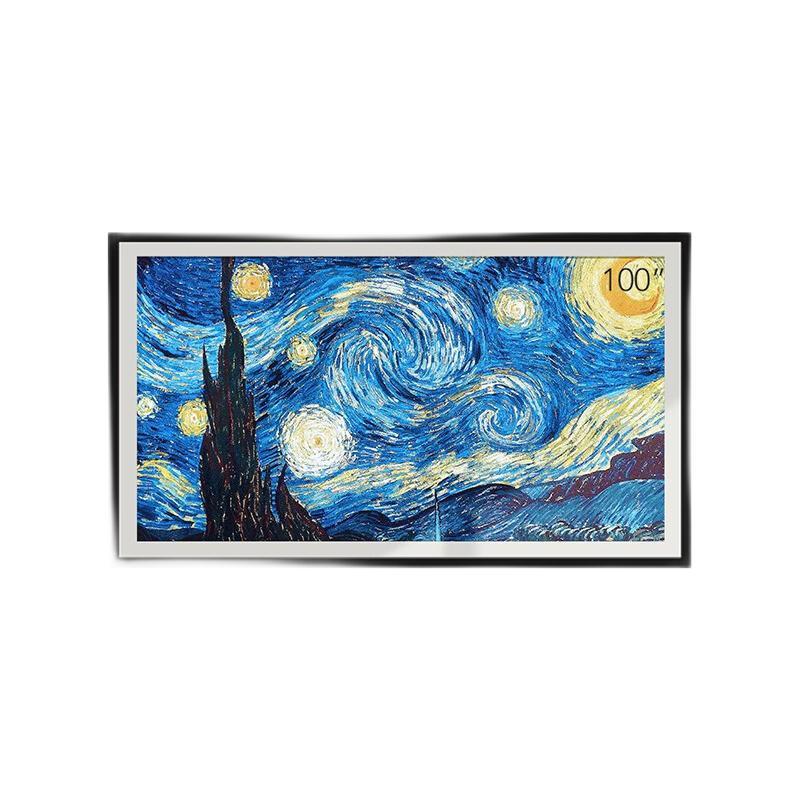  坚果投影 JMGO投影  100英寸16:9PVC画框幕布