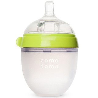 comotomo 可么多么 硅胶奶瓶套装 2只装 150ml 粉色+绿色 0月+