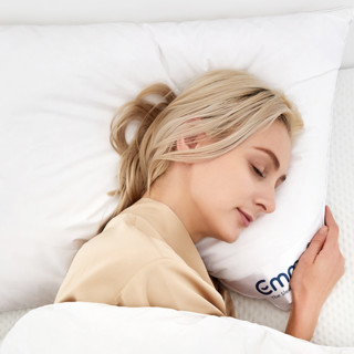 EMMA 抗菌防螨羽绒软枕 白色