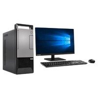 Lenovo 联想 扬天 T4900v 八代酷睿版 23.8英寸 商用台式机 黑灰色 (酷睿i7-8700、GT 730、8GB、1TB HDD、风冷)