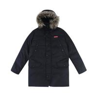 Levi's 李维斯 男士中长款羽绒服 21227-0000 黑色 S