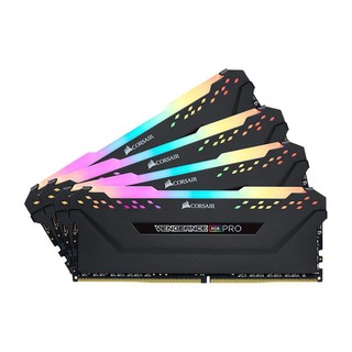 USCORSAIR 美商海盗船 复仇者RGB PRO系列 DDR4 3600MHz RGB 台式机内存 灯条 黑色 32GB 16GBx2