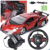 abay 电动遥控车儿童玩具赛车模型可充电汽车小男孩