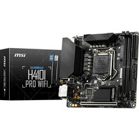 MSI 微星 H410I PRO WIFI MINI-ITX主板（intel LGA1200、H410）