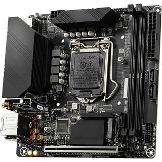 MSI 微星 H410I PRO WIFI MINI-ITX主板（intel LGA1200、H410）