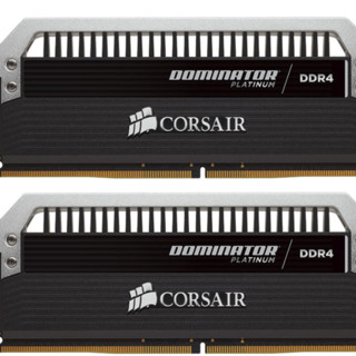 USCORSAIR 美商海盗船 统治者系列 DDR4 3000MHz 台式机内存 马甲条 黑色 32GB 16GB*2