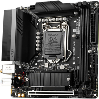 MSI 微星 H510I PRO WI-FI  MINI-ITX主板（intel LGA1200、H510）