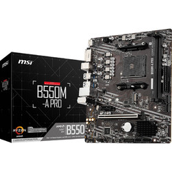 MSI 微星 B550M A PRO MATX主板（AMD AM4、B550）