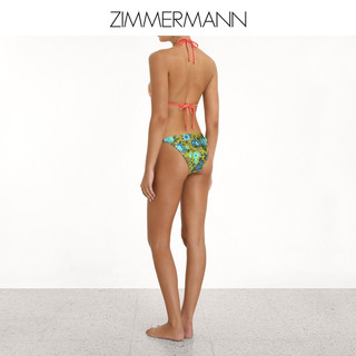 Zimmermann Estelle 拼接印花迷你三角杯泳衣