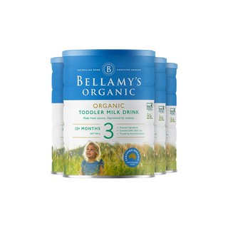 BELLAMY'S 贝拉米 经典系列 有机幼儿奶粉 澳版 3段 900g*4罐