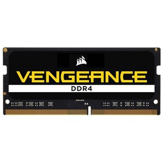 美商海盗船 复仇者系列 DDR4 2400MHz 笔记本内存 普条 8GB 黑色 CMSX8GX4M1A2400C16