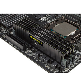 USCORSAIR 美商海盗船 复仇者LPX系列 DDR4 2400MHz 台式机内存 马甲条 黑色 32GB 16GB*2