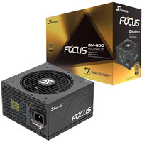 SEASONIC 海韵 FOCUS GM-650 金牌（90%）半模组化ATX电源 650W
