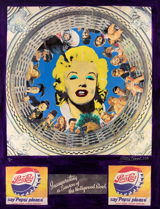 买买艺术 安迪·沃霍尔《梦露和百事 Marilyn and Pepsi》122.39x100cm 版画 限量500版