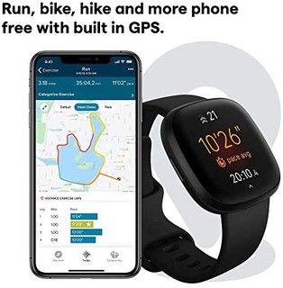 Versa 3 - Gesundheits- & Fitness-Smartwatch mit GPS