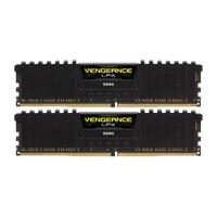 USCORSAIR 美商海盗船 复仇者LPX系列 DDR4 3600MHz 台式机内存 马甲条 黑色 256GB 32GBx8 CMK256GX4M8D3600C18