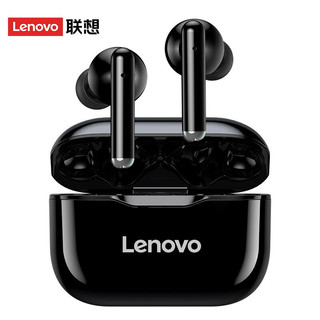 ThinkPad 思考本 联想（Lenovo）真无线蓝牙耳机 音乐耳机运动跑步 通用苹果华为 LP1 经典黑