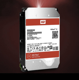 Western Digital 西部数据 红盘系列 3.5英寸台式机硬盘 2TB(7200转、64MB)WD20EFRX