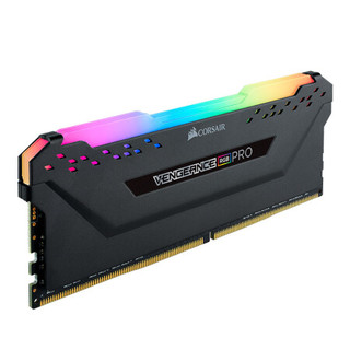 USCORSAIR 美商海盗船 复仇者RGB PRO系列 DDR4 3200MHz RGB 台式机内存 灯条 黑色 16GB 8GBx2 CMW16GX4M2C3200C16