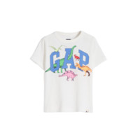 Gap 盖璞 布莱纳小熊系列 671201 儿童短袖T恤 恐龙印花 110cm
