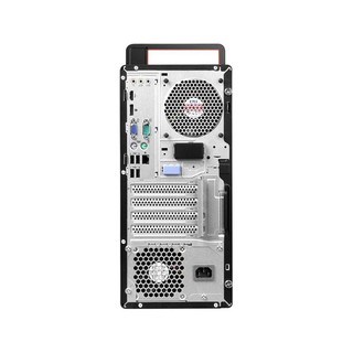 Lenovo 联想 ThinkCentre M730t 十代酷睿版 23英寸 商用台式机 黑色(酷睿i7-10700、R520、16GB、256GB SSD+1TB HDD、风冷)