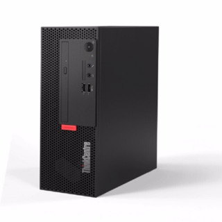 Lenovo 联想 ThinkCentre M720e 19.5英寸 商用台式机 黑色 (酷睿i3-9100、核芯显卡、4GB、128GB SSD+1TB HDD、风冷)