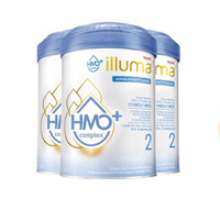 Wyeth 惠氏 HMO+系列 较大婴儿奶粉 港版 2段 850g*3罐