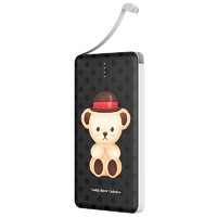 Teddy Bear Collection 泰迪珍藏 PT10W 移动电源数据线二合一 泰迪公仔 10000mAh micro usb 2A快充