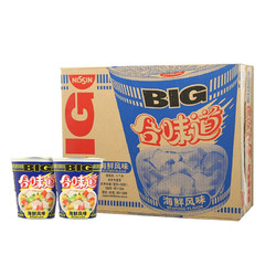 NISSIN 日清食品 BIG合味道 海鲜风味 方便面 108g*12杯