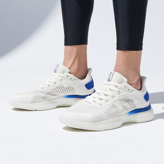 商品bubble泡泡跑鞋安踏男运动跑步鞋透气舒适休闲运动鞋40象牙白8