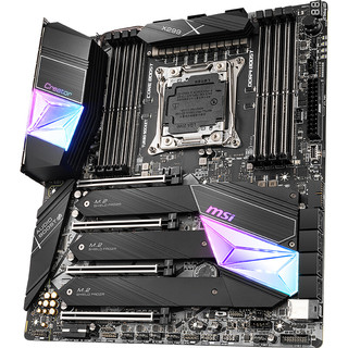 MSI 微星 CREATOR X299 EATX主板（intel LGA2066、X299）