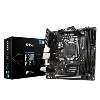 MSI 微星 H310I PRO MINI-ITX主板（intel LGA1151、H310）