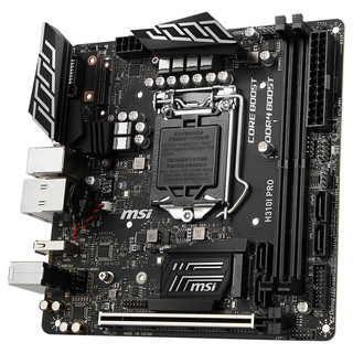 MSI 微星 H310I PRO MINI-ITX主板（intel LGA1151、H310）