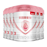 88VIP：BEINGMATE 贝因美 爱加系列 幼儿奶粉 国产版 3段 800g*6罐